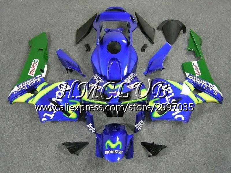 Литые изделия для Honda CBR 600RR 600F5 CBR600 RR 2003 2004 79HC. 4 CBR600RR светло-голубой цвет F5 03 04 CBR600F5 CBR 600 RR 03 04 обтекатель - Цвет: No. 14