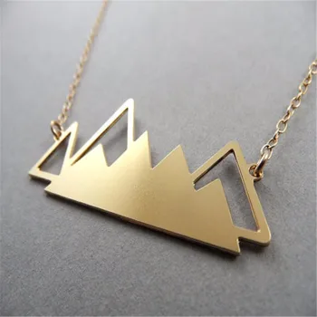 

2017 Fashion Tiny cute big mountains Pendant choker Necklace for women girls christmas gift jewelry