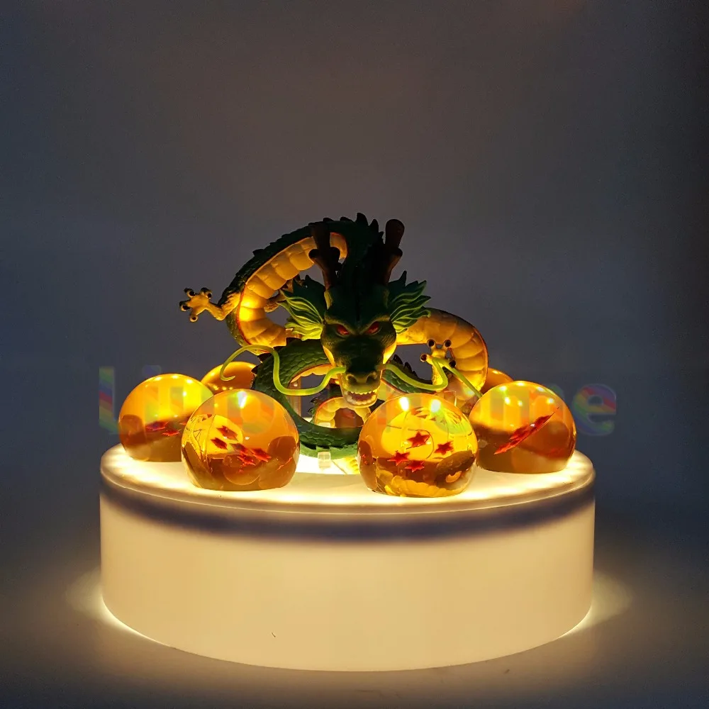 Аниме Dragon Ball Z Shenron хрустальный шар светодиодный набор Dragon Ball Супер Сон Гоку светодиодный ночник лампа для домашнего декора