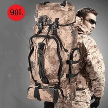 

outdoor mountaineering tactical backpack 90L large capacity waterproof hunting bag military backpack