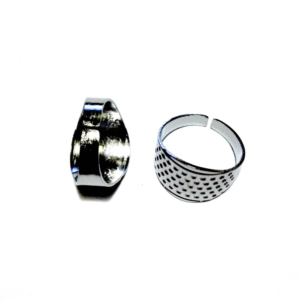 

2 pcs / lot thimble adjustable stitch needle hoop ring for Ribbon embroidery stitching Craft sewing DIY needlework set plus