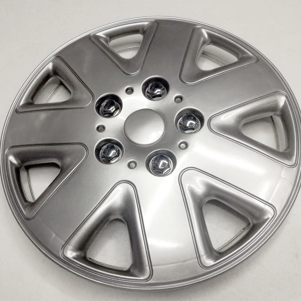 

1PC 14-inch universal Motors Hub Cover Silver hub General modified wheel cover Automobile refitting parts wheel modification