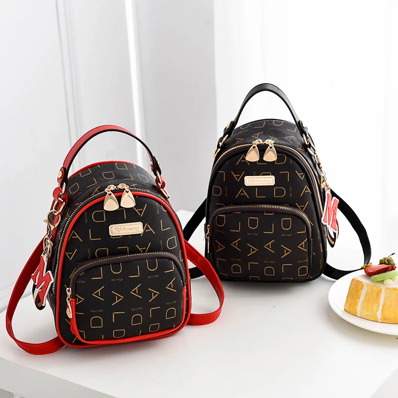 

2019 Summer new style Korean shoulder shoulder bag Simple tide fashion backpack 18X11X22X7cm
