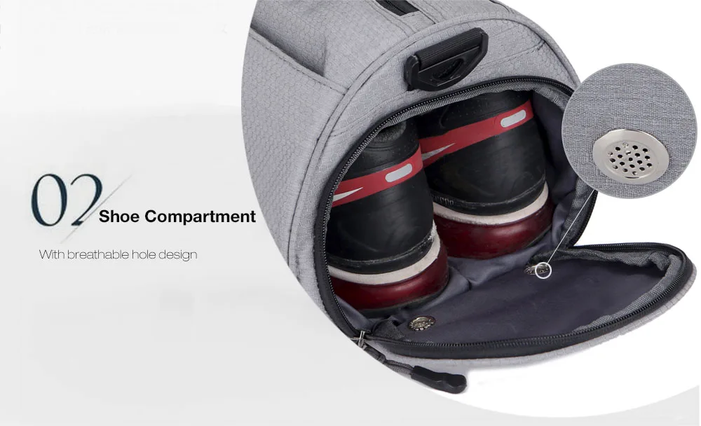 Free Knight 16L Unisex Outdoor Water Resistant Sport Fitness Handbag Travel Tote Bag