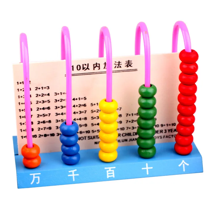 BOHS Kids Educational Wooden Abacus Baby Counting Number