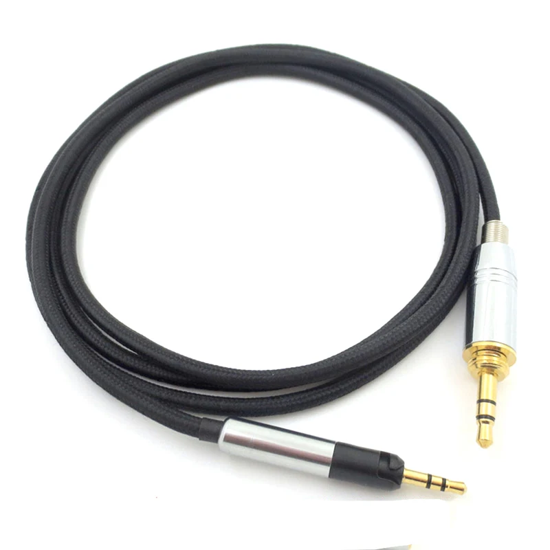 1 2m 2m Replacement Cable for Sennheiser HD598 HD558 HD518 HD598se Headphone Earphone Headset 3 5mm 6 35mm To 2 5mm Audio Cables
