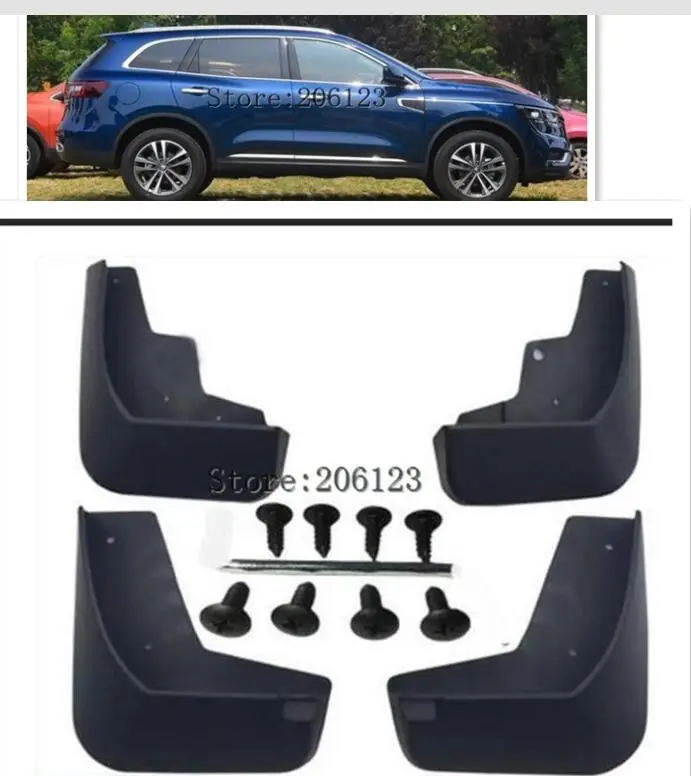 

Car Mud Flaps For Renault Koleos 2 2016 2017 2018 Mudflaps Splash Guards Mud Flap Mudguards Fender Front Rear Styling