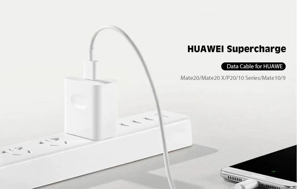 huawei Supercharge быстрое зарядное устройство 10 в 4A 40 Вт Max адаптер 5A type C кабель для передачи данных для mate 20 pro RS Honor 10 Magic 2 P20