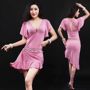 

Sexy Women Soft Modal Belly Dance Costume Oriental Dancing Training Clothing dress for Womens Girls belly dance wear DW028