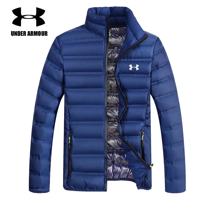 

Under Armour winter jackets men outdoor warm cotton coat windbreaker Parkas brand slim fit exercise jackets Asian size L-4XL