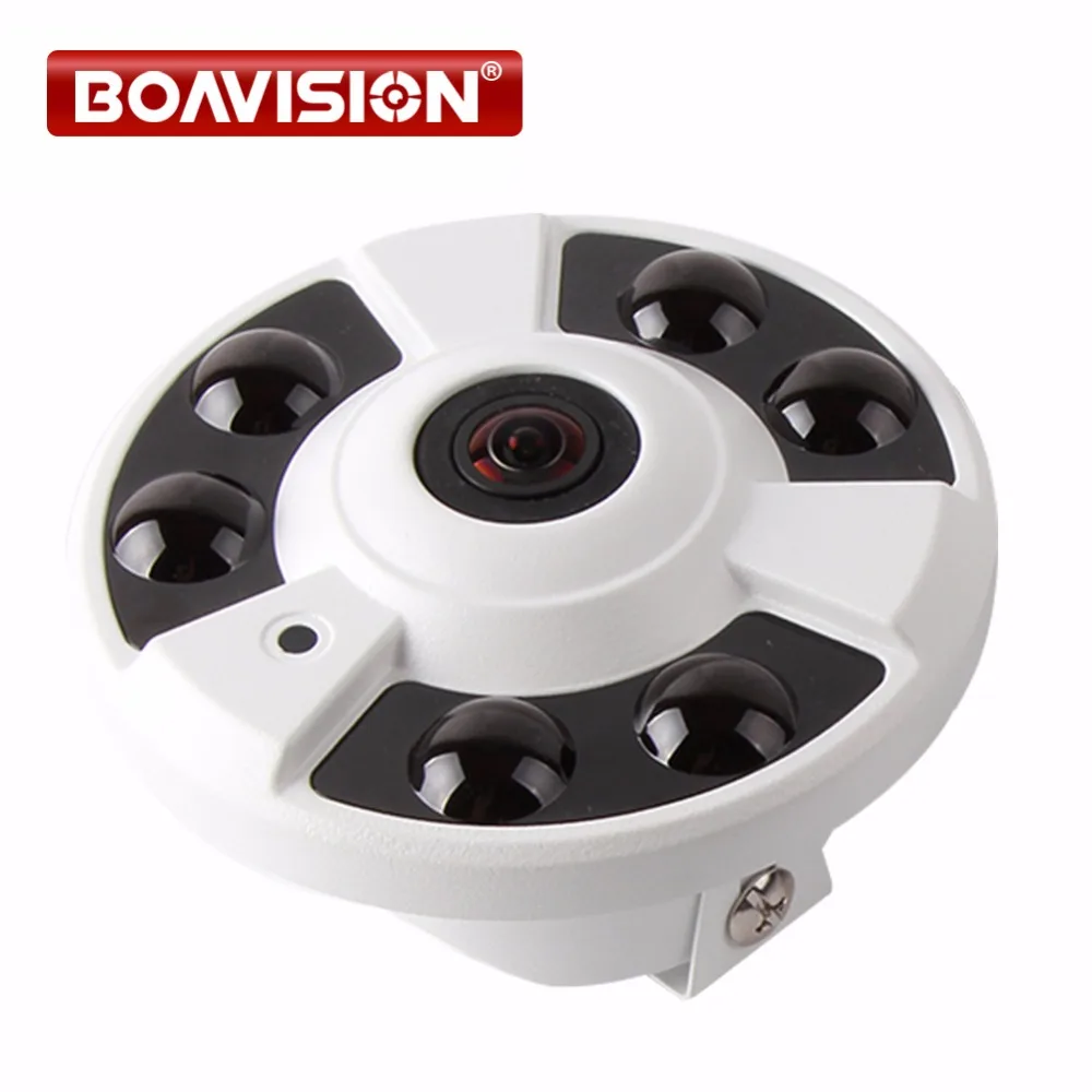 

Panoramic HD Camera Multi Funtion FishEye 360 Degree IP Camera 3MP M3881C+AR0330 1 To 4 Video Cutting IR 20M 5MP 1.42mm Lens