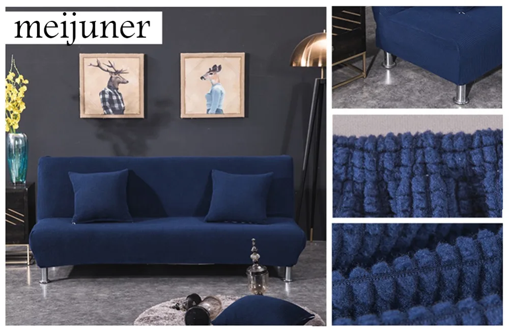 Meijuner, накидка для дивана без рукавов, фланелевая, одноцветная, плотная, для дивана, кровати, все включено, универсальные чехлы для дивана, ForHome HotelY361