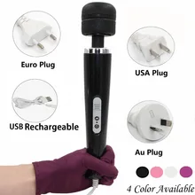 YEMA Wired/less Vibrator Powerful AV Magic Wand Vibrators for Women Big Dildo Clitoris Massager Sex Toys for Woman Adult