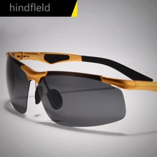 New Fashion Sports Sunglasses Men Polarized Goggles Super Light Frames Men Glasses Shading mirror oculos de sol masculino UV400