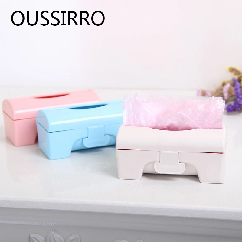 

Soap Holder Home For Creative Garbage Bag Storage Box Wall-mounted Self-adhesive Trash For Kitchen Bathroom Extraction Plastic