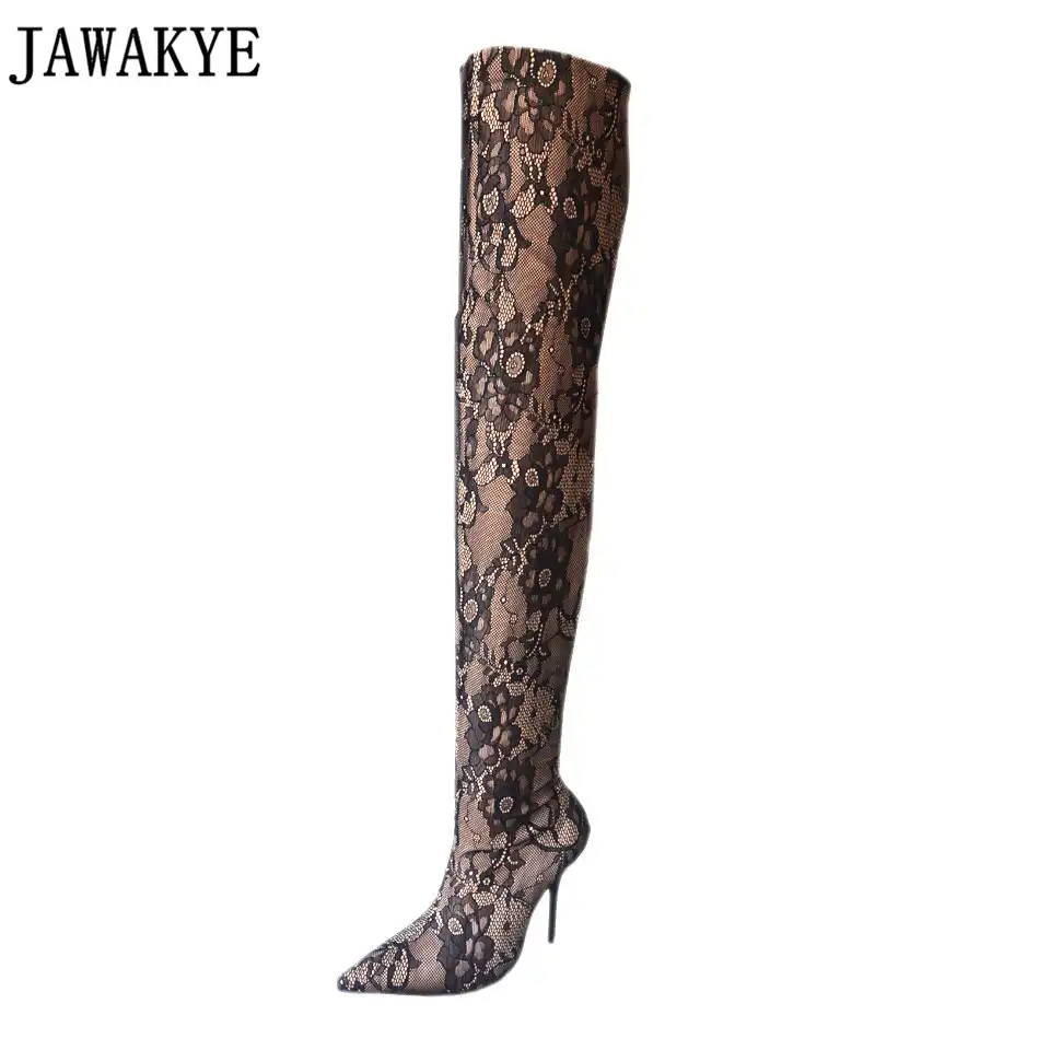 green velvet thigh high boots