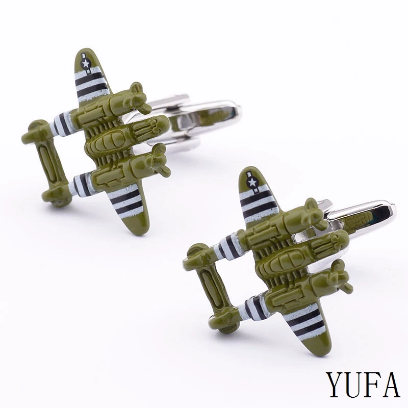 

New fashion Cufflinks for men French shirt Cufflinks fine copper Airplane cufflinks