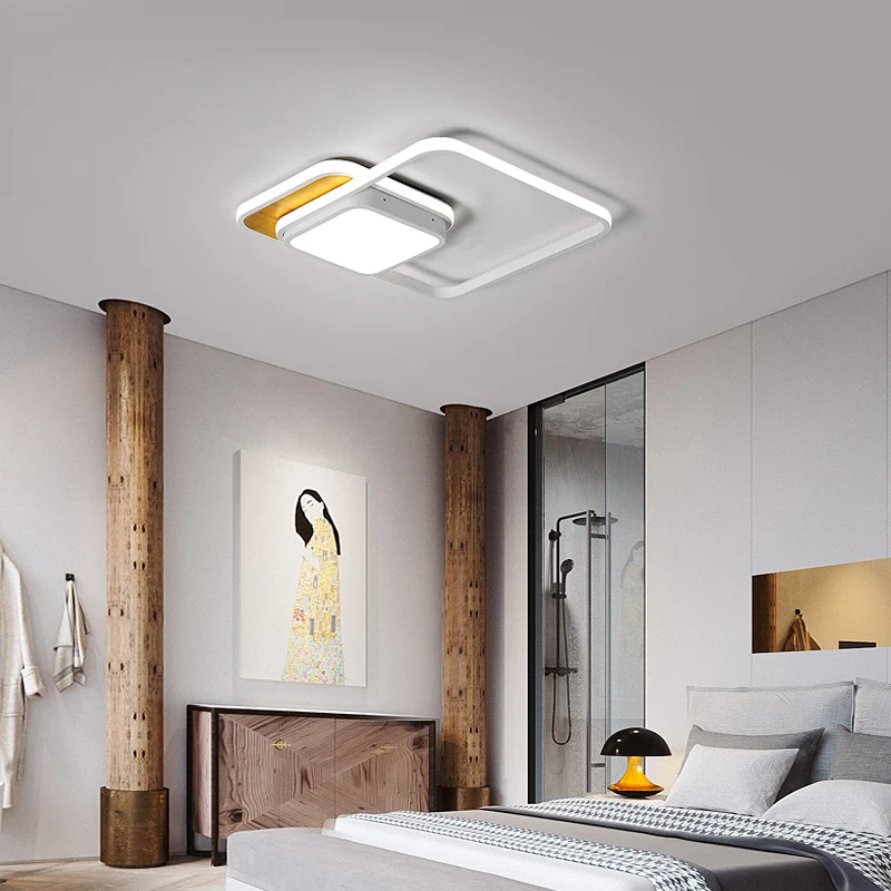 Minimalism Modern Led Ceiling Lihgts For Studyroom Bed room lights lampara techo White/Black Nordic led Ceiling Lamp fixtures