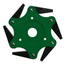 2 цвета 6 диск для резания 65Mn садовый электротриммер головка металлические лезвия Головка триммера для газонокосилки