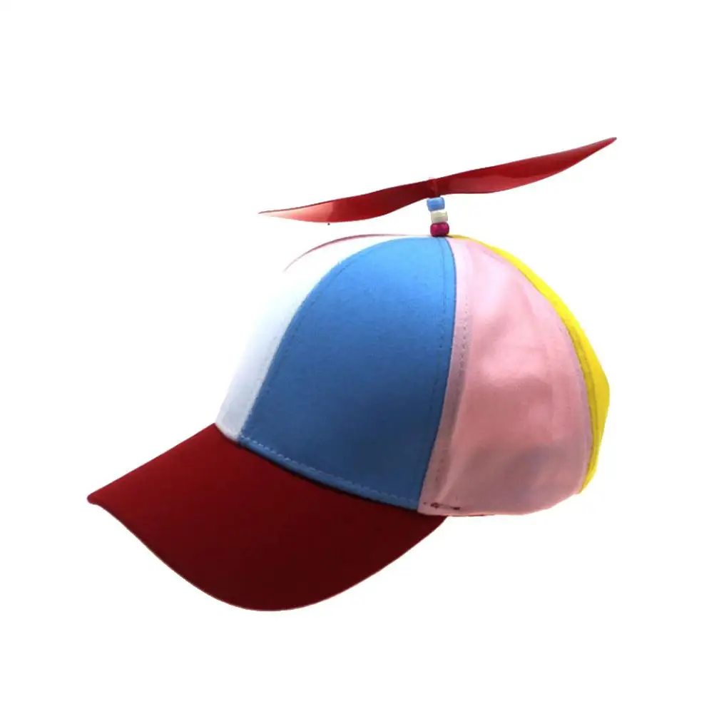 

Removable Propeller Baseball Cap Bamboo Dragonfly Hat Adult Children Sunshade Parent-child Toy Cap