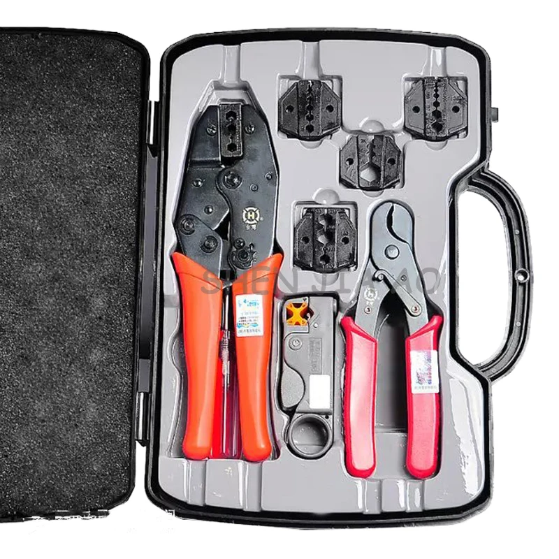 1PC HT-330K Connect with the axial compression tool set portable BNC coaxial terminal compression tool set 1PC HT-330K Connect with the axial compression tool set portable BNC coaxial terminal compression tool set