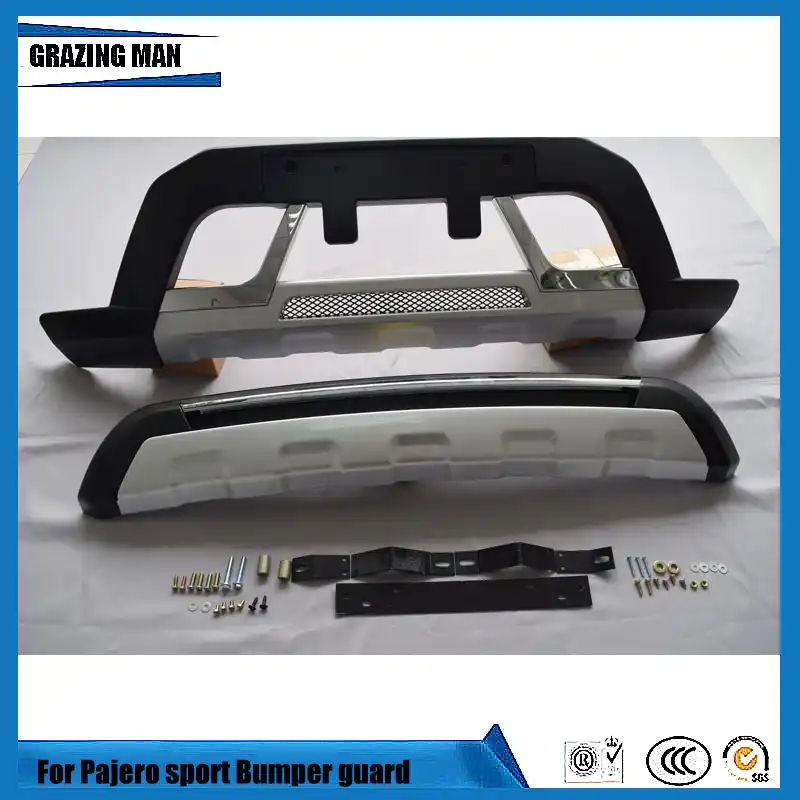 For Mitsubishi Pajero Sport 2013 2016 Front+ Rear Bumper Diffuser