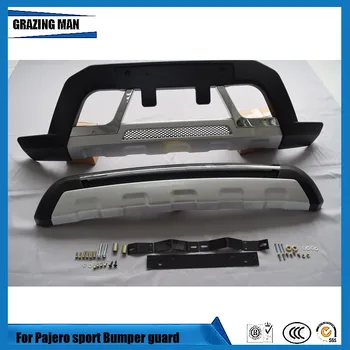 

Car accessories luxury front and rear bumper guard for pajero sport 2016 2017 2018 PP material