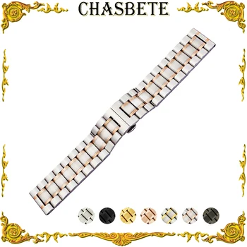 

20mm 22mm Stainless Steel Watch Band for Orient Metal Strap Quick Release Wrist Loop Belt Bracelet Black Silver Gold + Pin +Tool