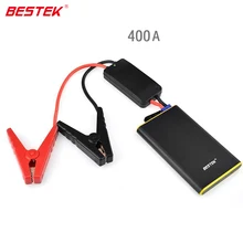 BESTEK 400A Пиковый 12 В Автомобильный Аккумулятор Скачок Стартер Power Bank Для Автомобиля С 8000 мАч Зарядное Устройство Аварийного Пуска Источник батареи