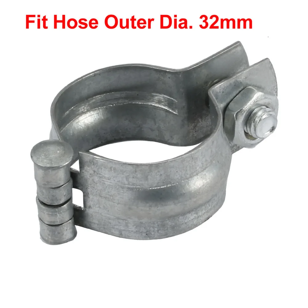 UXCELL Hose Clamps Iron Zinc Plated Clamp For 32mm External Dia Tube