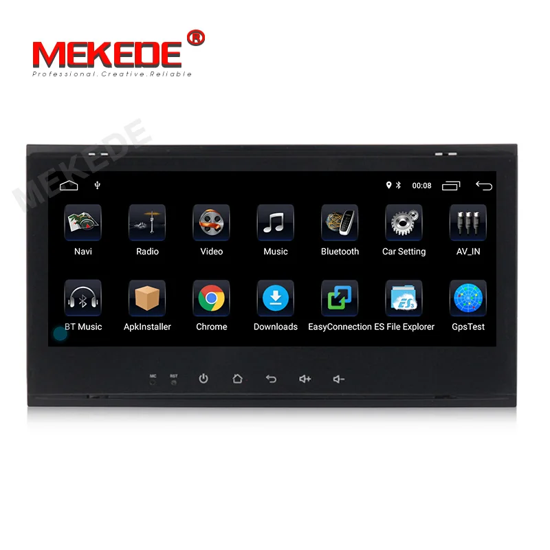 Clearance Mekede Car Multimedia player 8.8" HD Android 9.1 GPS Autoradio For VW/Volkswagen/Touareg Canbus Wifi FM Radio USB DVR 2GB+32GB 5