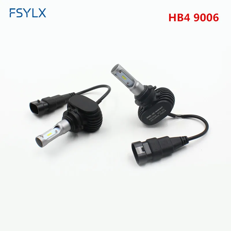 FSYLX 50 Вт 8000lm H16 5202 PSX24 PSX26 H1 H7 H8 H9 H11 Автомобильный светодиодный фары лампы H27 880 881 светодиодный фары лампы