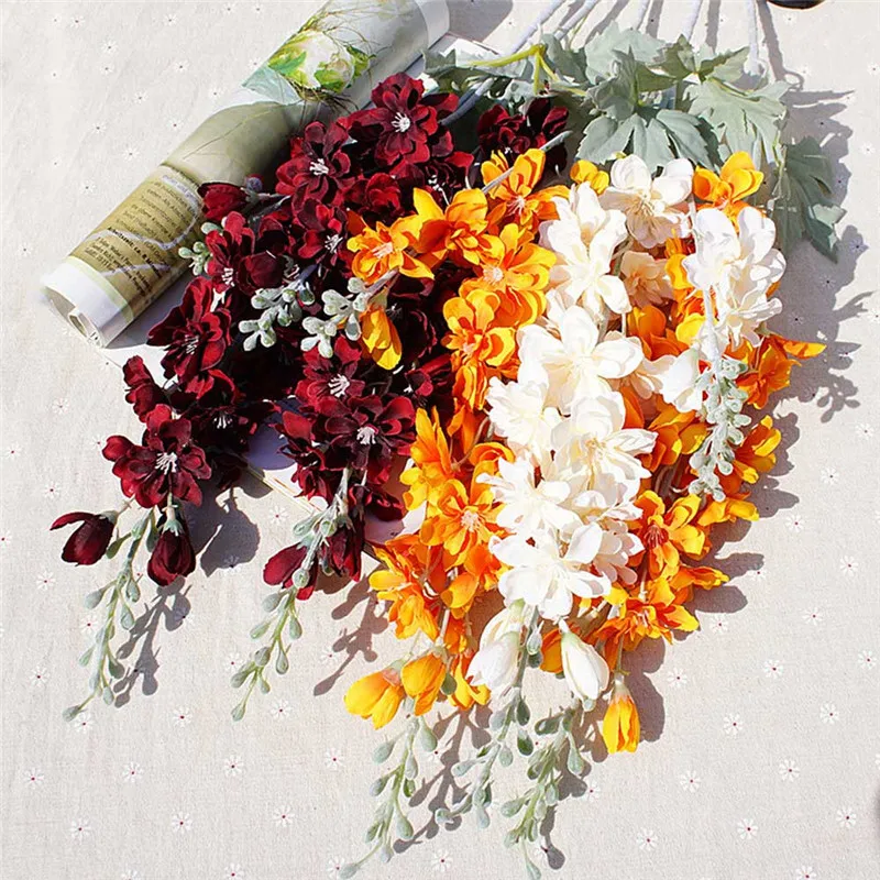 

86cm Artificial Flowers Fake Flowers Blossom Simulation Flower DIY Wedding birthday partyfor Wedding Decoration Home Table Decor