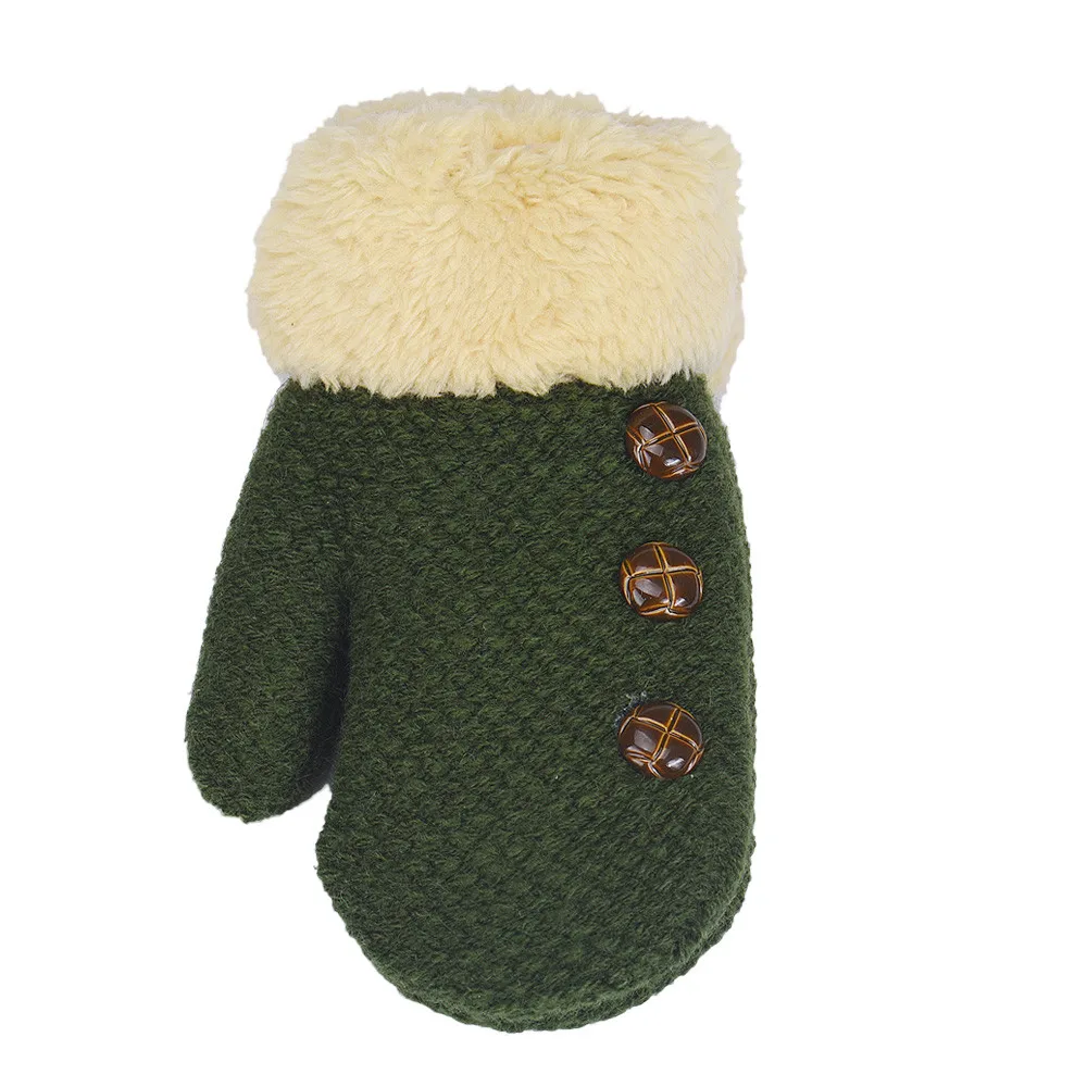 TELOTUNY плюшевые и бархатные теплые перчатки для осени и зимы Детские перчатки для новорожденных зимние варежки 0-12 месяцев gants enfant Z0828