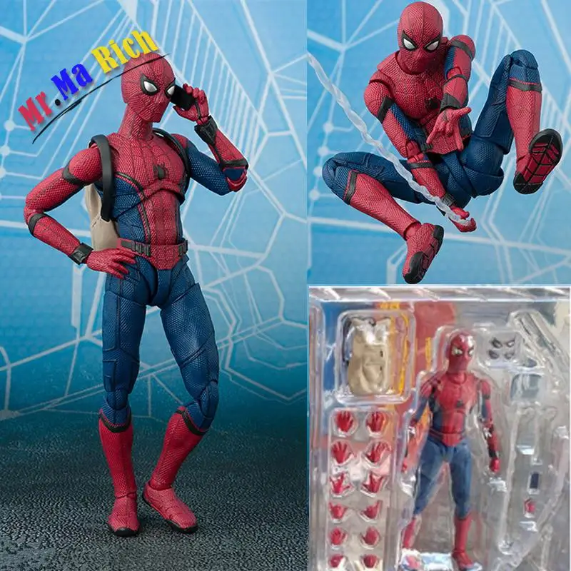 Экшн фигурка Nuovo Spiderman Человек паук серия ПВХ 15 см|model toy|pvc action figuretoy model |
