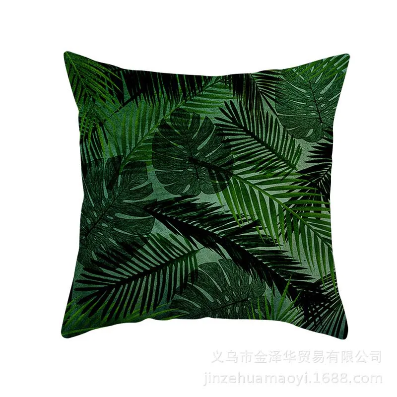 leaf decorative pillow
