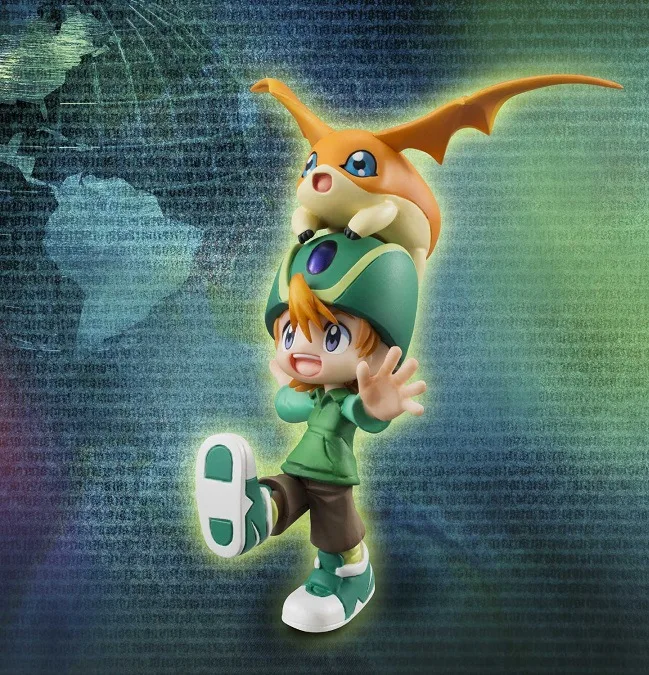 Цифровой Монстр дигимон Takaishi Takeru & Pico Devimon фигурки героев ПВХ коллекционные