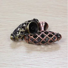 New 10pcs Antique Bridcage Cabinet Drawer Handle Vintage Furniture Hardware Kitchen Bronze Knob Drawer Knob Closet Knob Bar Pull antique bronze tone quincunx drawer cabinet desk door pull handle knob furniture hardware 3 2cm x 2 9cm 10pcs