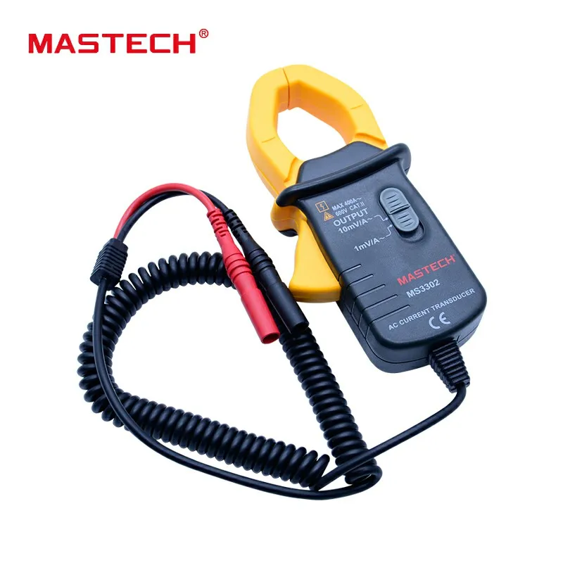 Переменный токовый преобразователь MASTECH MS3302 0.1A 400A зажим измеритель True RMS TRMS