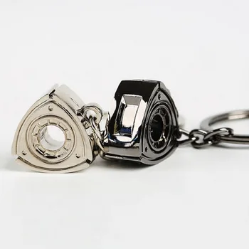 

10pcs Zinc Alloy Hollow Wankel Rotary Keychain Keyring Rotor Key Chain Key ring keyfob( Rotor cannot spin)