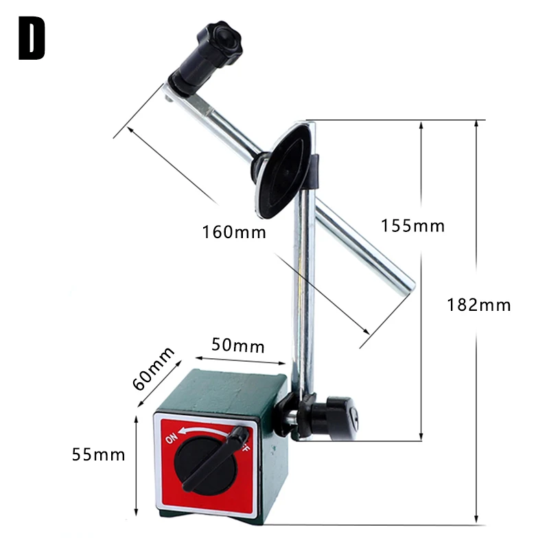 1 шт., магнитный держатель, регулируемая универсальная гибкая подставка для цифрового рычажного циферблата, индикатор, измерительный прибор, инструменты