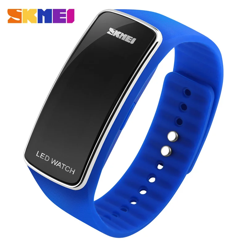 SKMEI Running Sports Watches Women LED Digital Wristwatches Colorful Silicon Strap Complete Calendar Gift For Girl 1119 