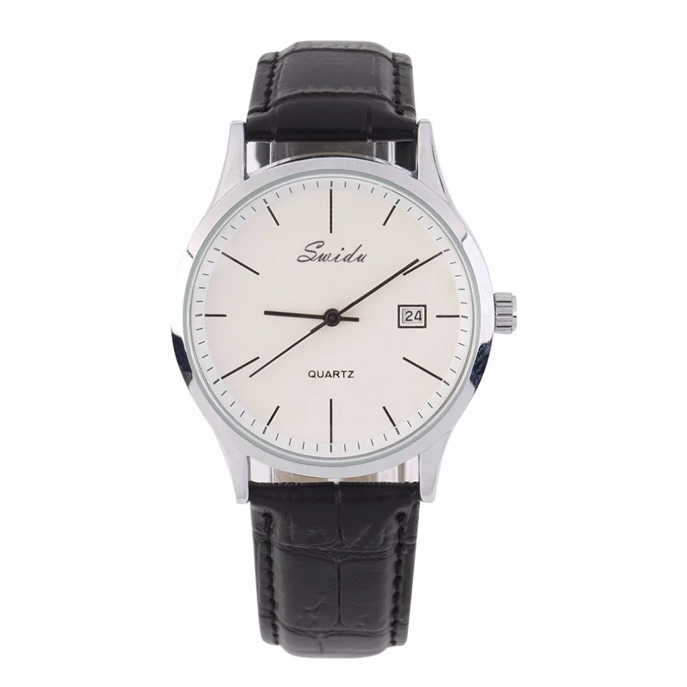 

Fashion Casual Men Women PU Leather Band Round Dial Quartz Wrist Watch