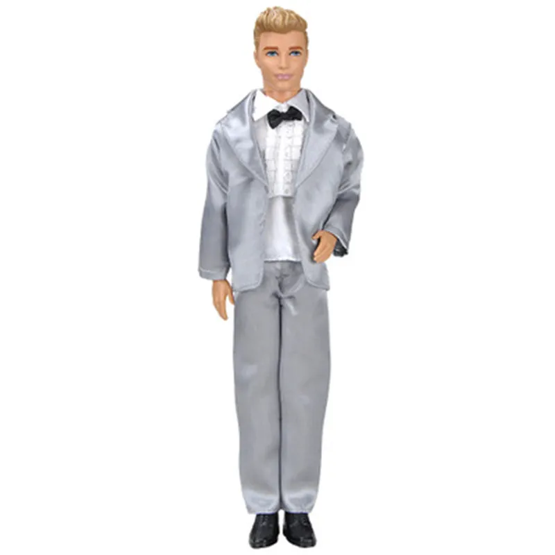 Кен бойфренд носить костюм для куклы Барби, одежда аксессуары игровой дом переодевание костюм детские игрушки Рождественский подарок - Цвет: 1