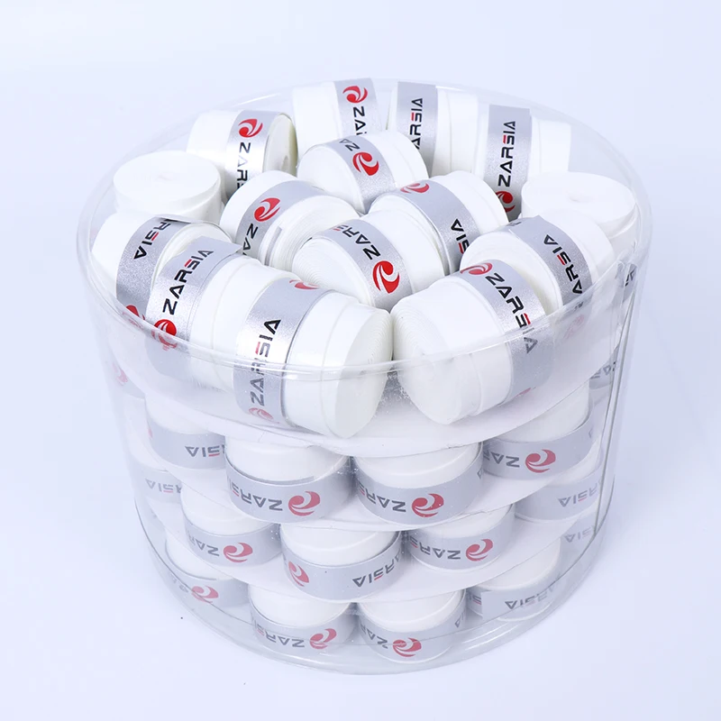 60 pcs ZARSIA جديد GM مبتذل مضاد للانزلاق تنس مضرب قبضة عرق الريشة القبضات تنس مضرب overgrips
