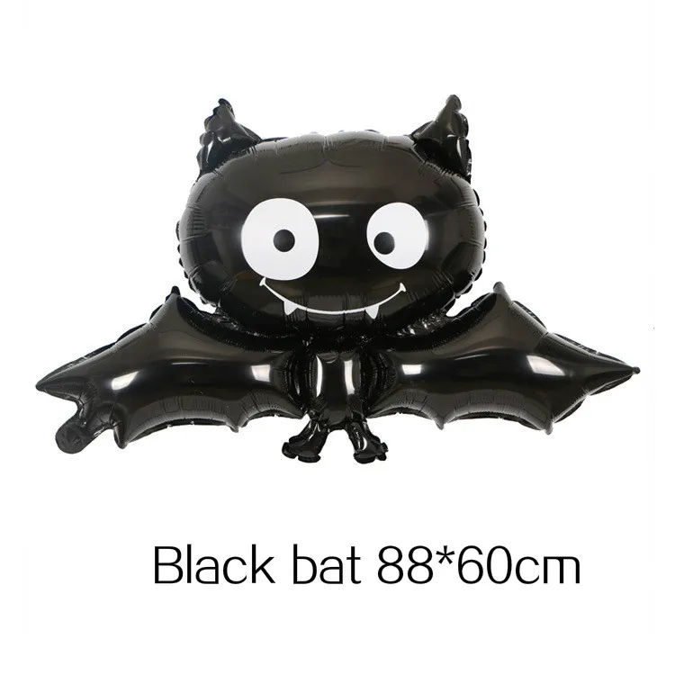 Счастливый Хэллоуин праздник украшения Бар Декор события вечерние поставки надувной день рождения игрушечный воздушный шар - Цвет: Black bat