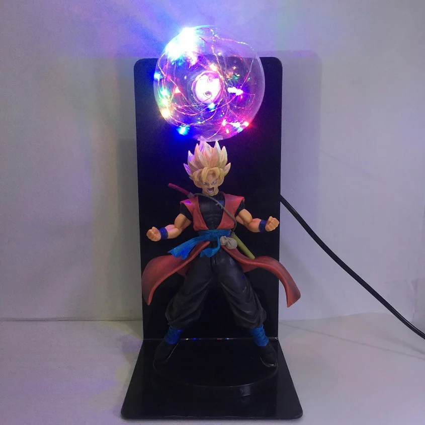 Dragon Ball Z Goku фигурка ПВХ Коллекция Модель креативная настольная лампа светодиодные настольные лампы игрушки Brinquedos для рождественского подарка