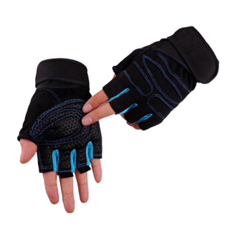 M-XL Gym Gloves Heavyweight Sports Exercise Weight Lifting Gloves Body Building Training Sport Fitness Gloves (15)