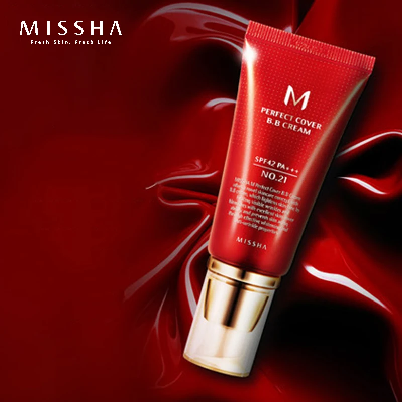 Лучшая корейская косметика MISSHA M идеальное покрытие BB крем 50 мл SPF42 PA +++ (№ 21