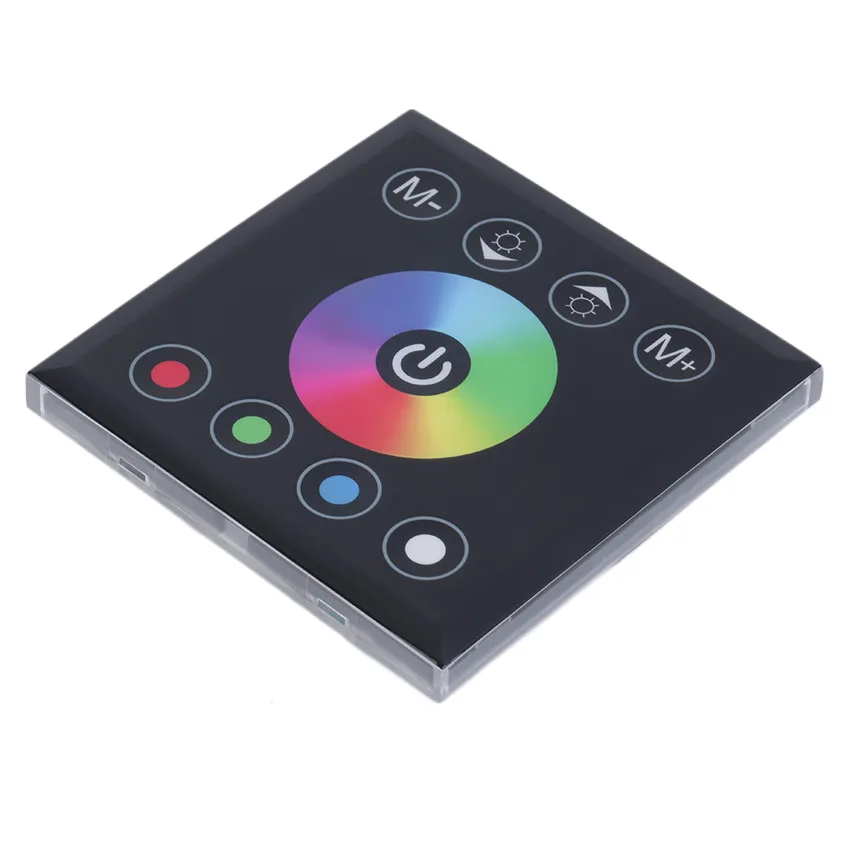 

White/Black 12-24V RGBW Full Color Dimmer Touch Panel Controller For RGB RGBW LED Strip